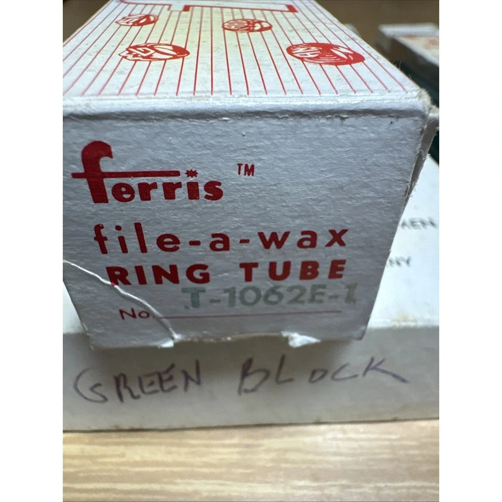 Ferris File-a-wax Lot Mix Blue Green Tube Bricks Block
